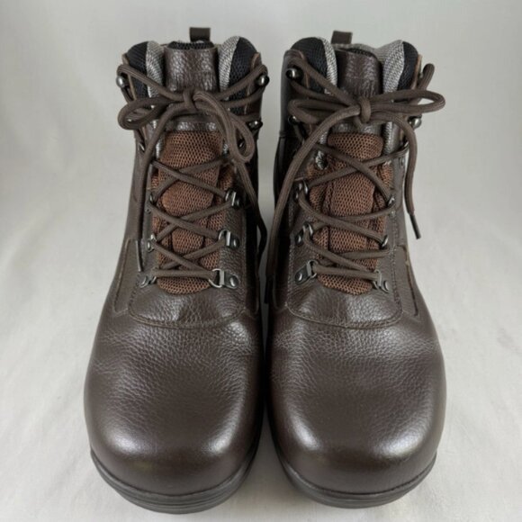 Drew Rockford Steel Toed Waterproof Work Boot Dark Brown (Size 8.5 4W) - Picture 2 of 6